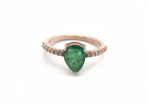 Sterling Silver Emerald Ring Sterling Silver Emerald Ring