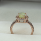 Silver Rose cut diamond Ring