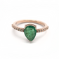 Sterling Silver Emerald Ring