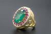 Sterling Silver Lab Grown Emerald