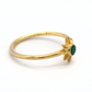 Sterling Silver with Emerald Ring
