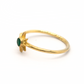 Sterling Silver with Emerald Ring
