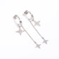 Dazzling Silver Fan Studs – Everyday Elegance
