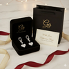 Delicate Heart Stud Earrings for Women