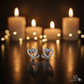 Elegant Heart-Shaped Stud Earrings with Crystal Shine