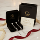 Elegant Long Drop Earrings with Crystal Shine