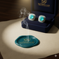 Blue Crystal Centerpiece Earrings for Women
