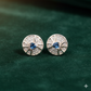 Classic Short Drop Earrings with Blue Gemstone