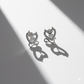 Elegant Heart-Shaped Stud Earrings with Crystal Shine