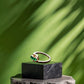 Solid Gold Natural Emerald Statement Ring