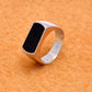 Sterling Silver Black Onyx Turquoise Ring